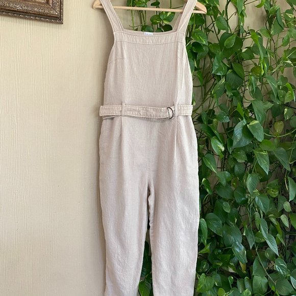 Third Form Workers Linen Blend Jumpsuit Small - Picture 4 of 7